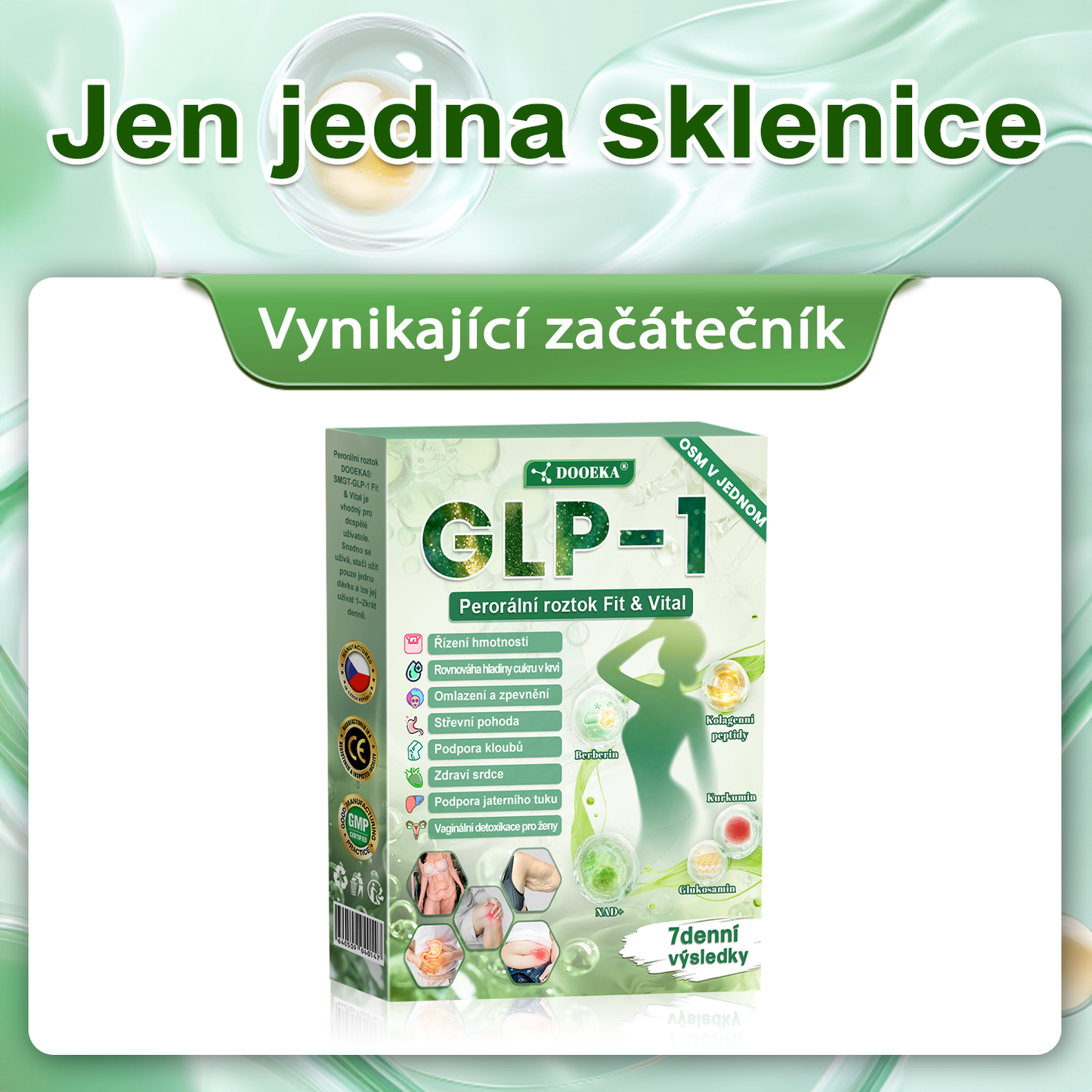 🌿 Oficiální obchod ČR | BuildLeaf® GLP-1 8-v-1 Fit & Vital Řešení (Jednou denně, viditelné změny za 7 dní) ✅ Obezita, kardiovaskulární zdraví, cukrovka, spánková apnoe, zdraví střev, problémy se klouby a další.