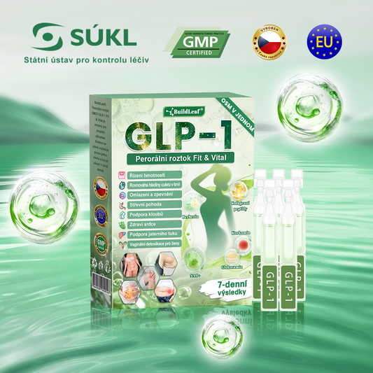 ✅Oficiální obchod ČR | BuildLeaf® GLP-1 8-v-1 Fit & Vital Řešení (Jednou denně, viditelné změny za 7 dní) ✅ Obezita, kardiovaskulární zdraví, cukrovka, spánková apnoe, zdraví střev, problémy se klouby a další.