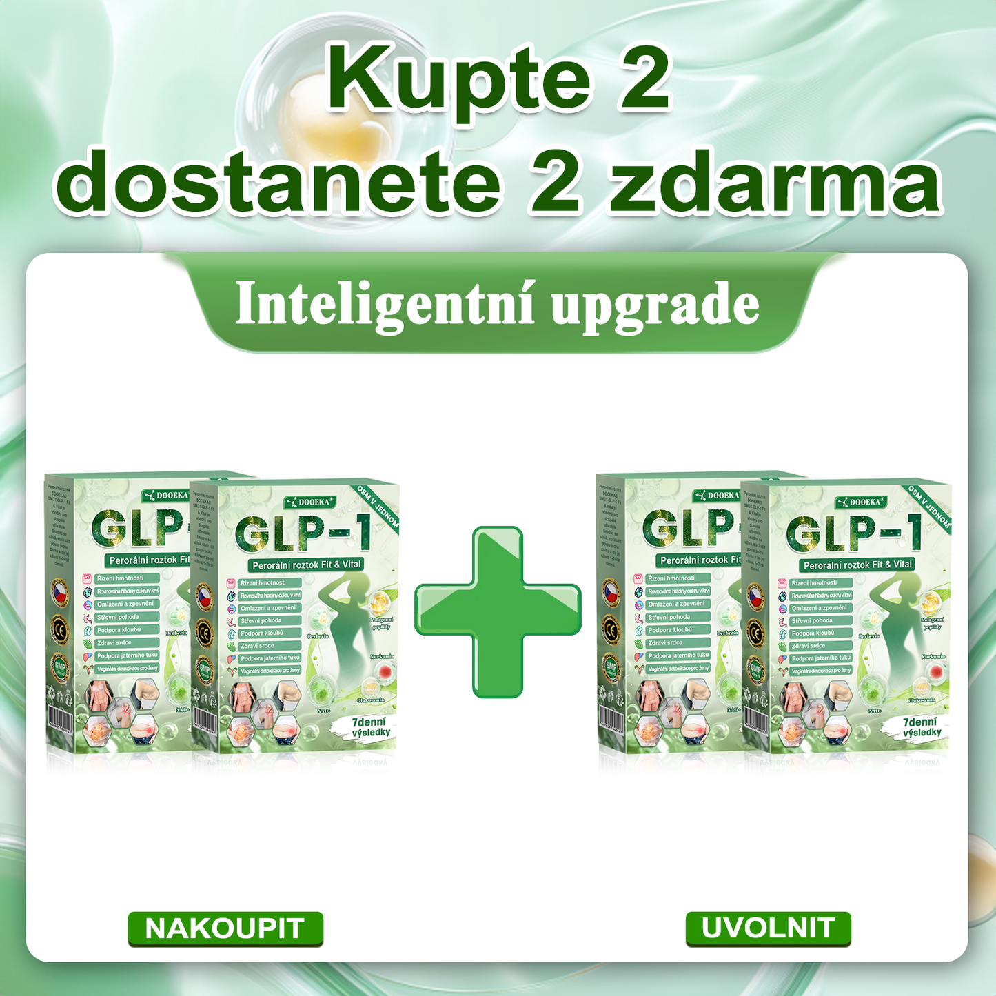 🌿 Oficiální obchod ČR | BuildLeaf® GLP-1 8-v-1 Fit & Vital Řešení (Jednou denně, viditelné změny za 7 dní) ✅ Obezita, kardiovaskulární zdraví, cukrovka, spánková apnoe, zdraví střev, problémy se klouby a další.