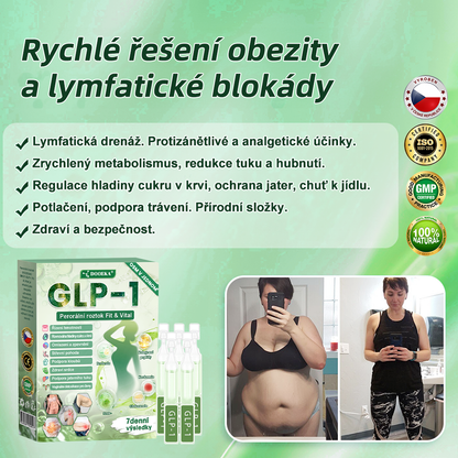 👨‍⚕️ ✅  DOOEKA® GLP-1 8 v 1 Fit & Vital perorální roztok – jednou denně, viditelné změny za 7 dní / při obezitě, kardiovaskulárním zdraví, cukrovce, spánkové apnoi, zdraví střev, kloubních potížích a mnoha dalších stavech